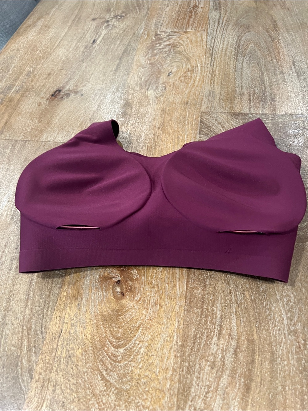 Victoria's Secret Burgundy Seamless Padded Wireless Bra Top - Picture 4 of 6
